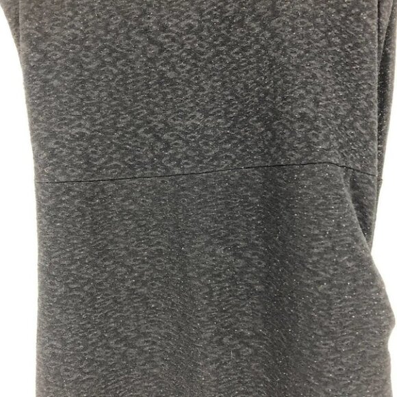 Only One black ultra flattering shimmery glitter black vneck ruched side dress - Picture 3 of 15